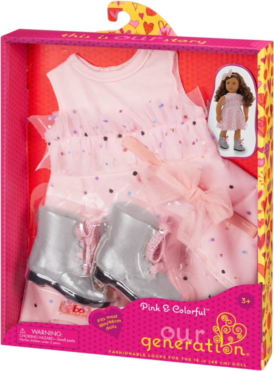 Набор одежды для кукол Our Generation Платье с сапогами (BD30535Z) фото 4
