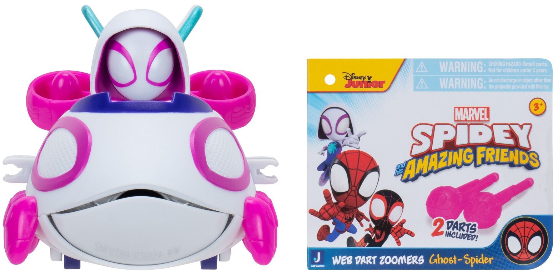 Машинка Spidey Little Vehicle Web Dart Zoomers Призрак-паук (Ghost-Spider) (SNF0289) фото 9