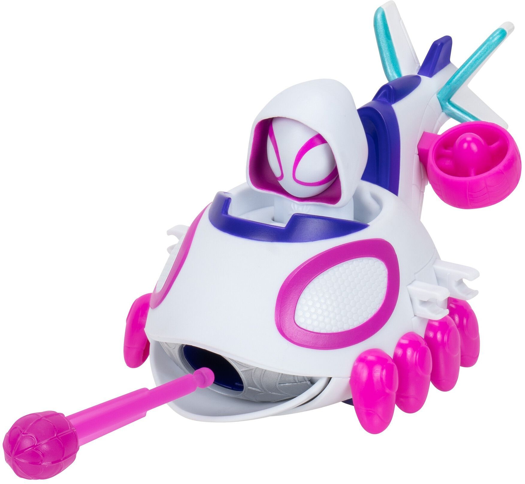 Машинка Spidey Little Vehicle Web Dart Zoomers Призрак-паук (Ghost-Spider) (SNF0289) фото 5