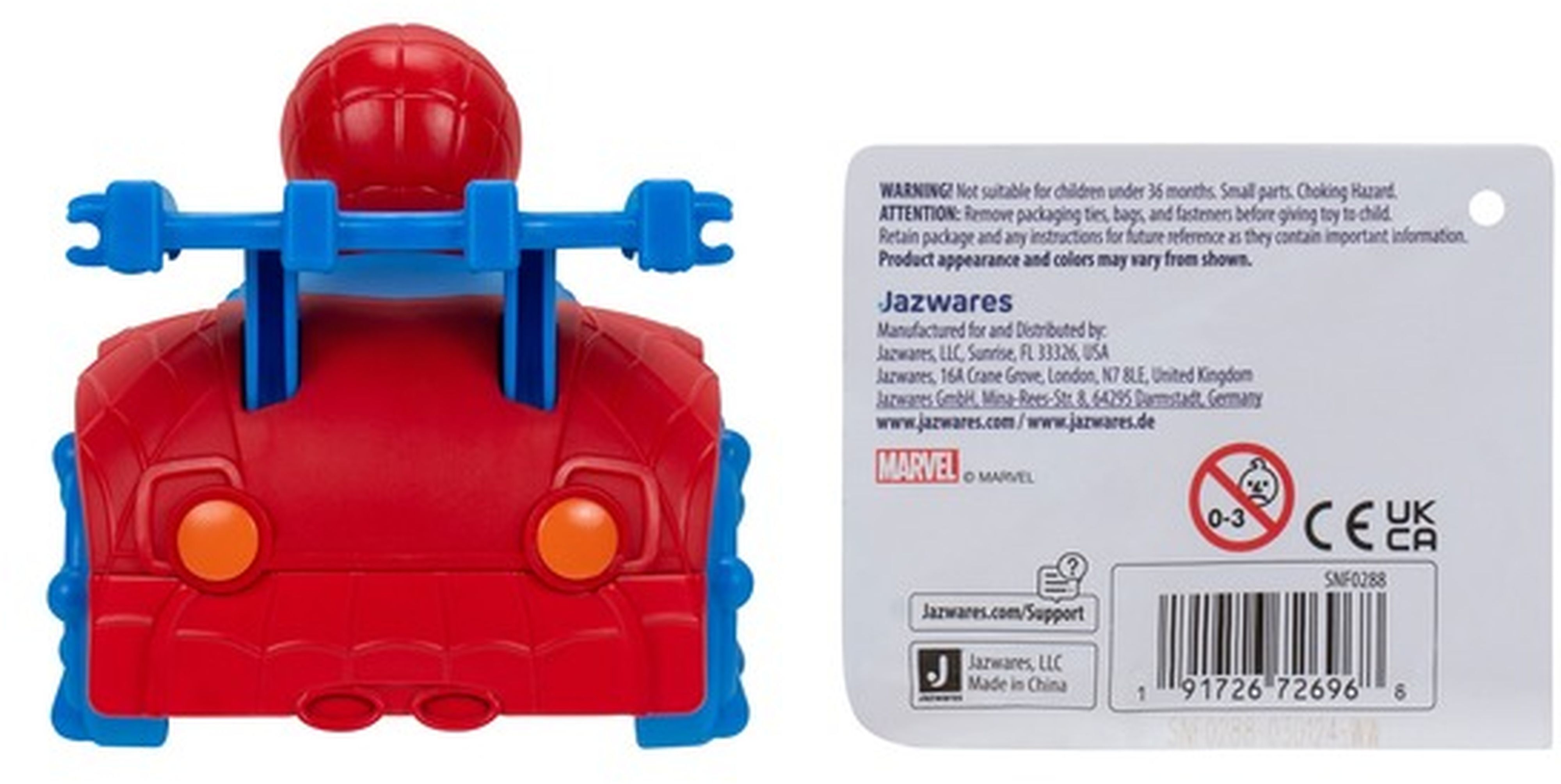 Машинка Spidey Little Vehicle Web Dart Zoomers Спайди (Spidey) (SNF0288) фото 11