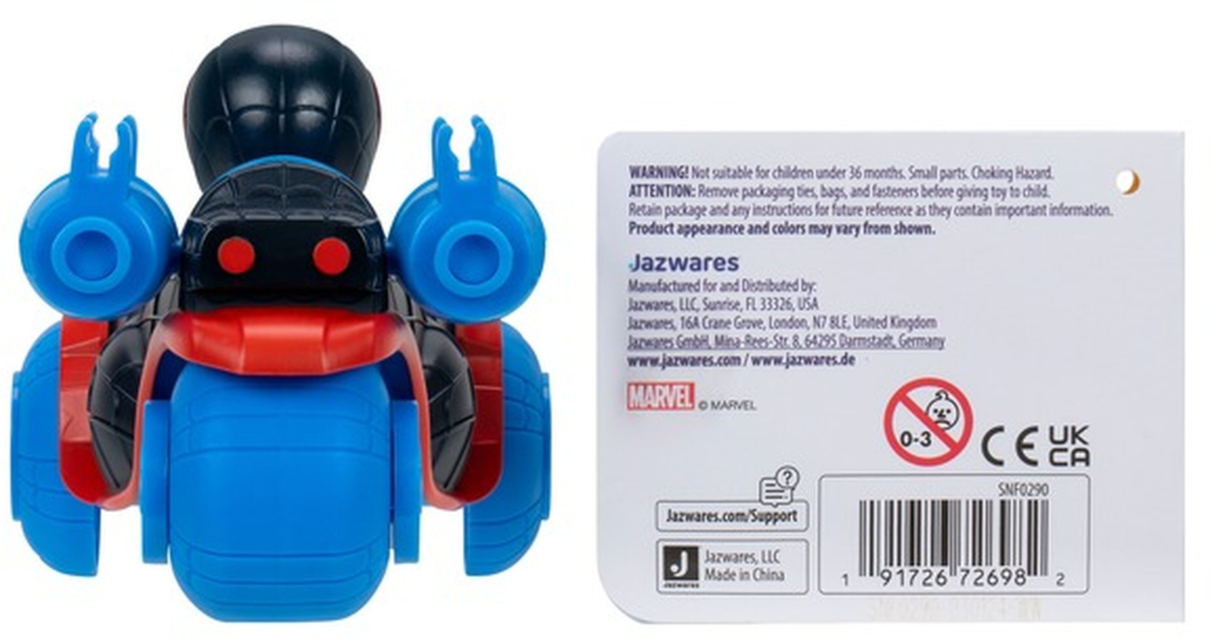 Машинка Spidey Little Vehicle Web Dart Zoomers Спин (Спин) (SNF0290) фото 12