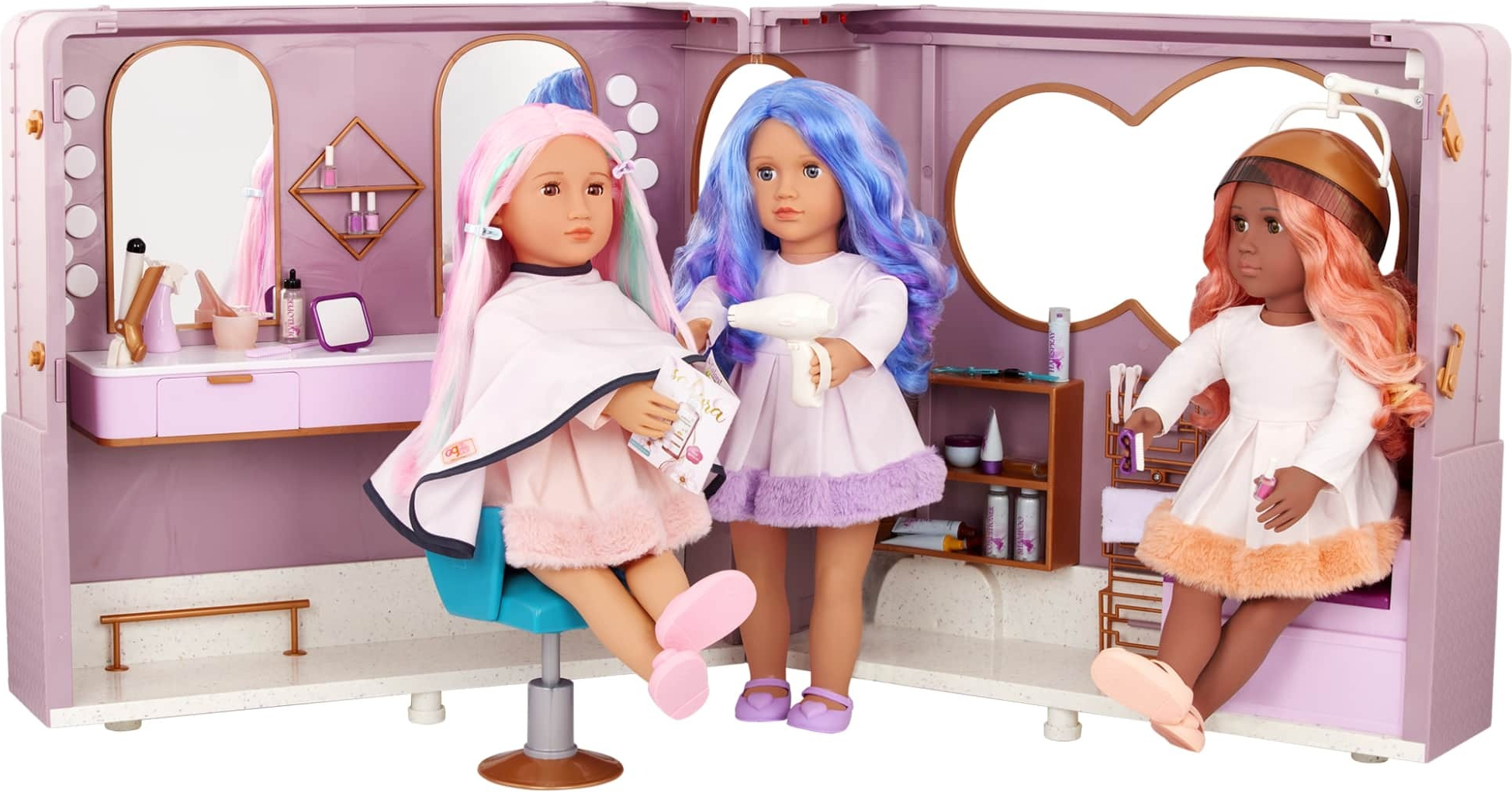 Кукла Our Generation Вероника с разноцветными волосами 46см (BD31427Z) фото 6