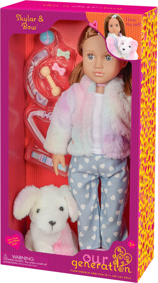 Кукла Our Generation Скайлар со щенком Боу и аксессуарами 46см (BD31538Z) фото 5