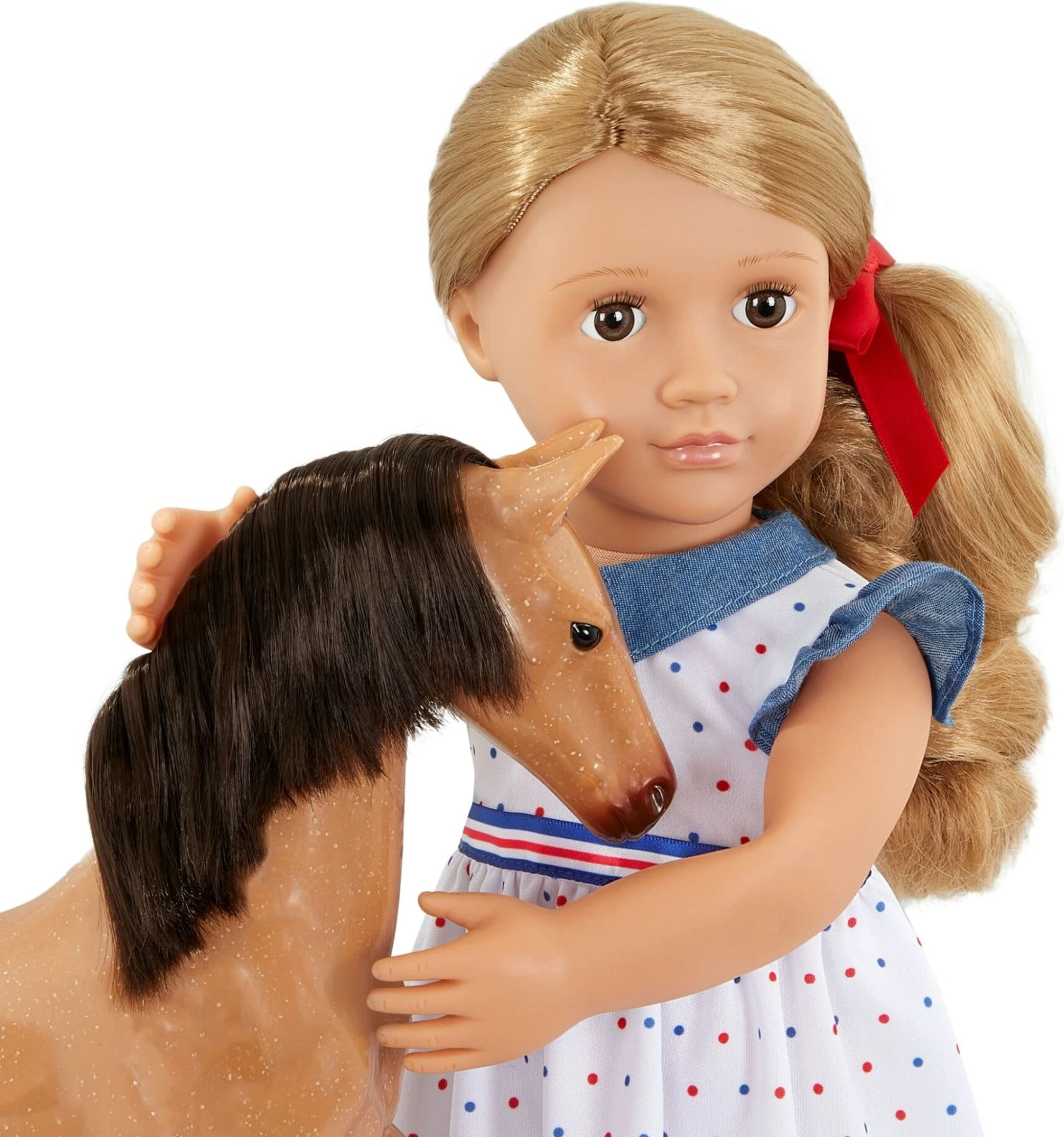 Лялька Our Generation Шеллі з лошам Аппалуза та аксесуарами 46см (BD31447Z)фото5