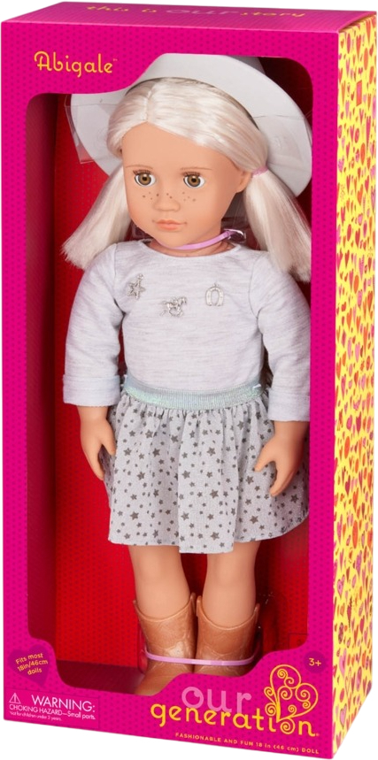 Лялька Our Generation Ебігейл у плісированій спідниці та шапці 46см (BD31533Z)фото6