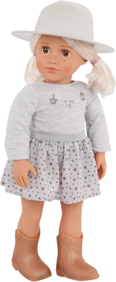 Лялька Our Generation Ебігейл у плісированій спідниці та шапці 46см (BD31533Z)фото4