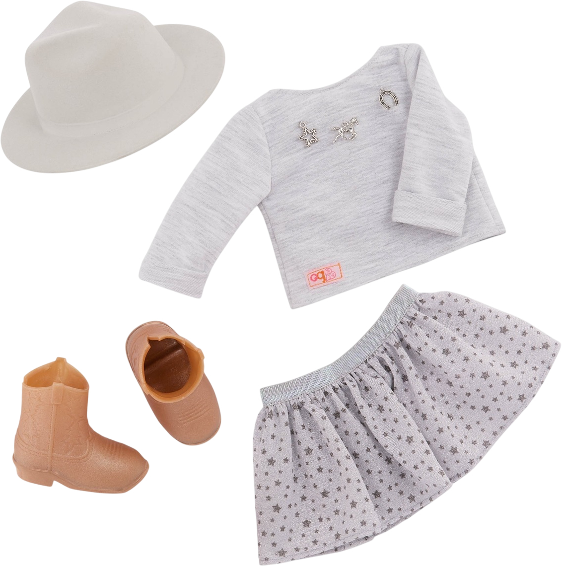 Лялька Our Generation Ебігейл у плісированій спідниці та шапці 46см (BD31533Z)фото2