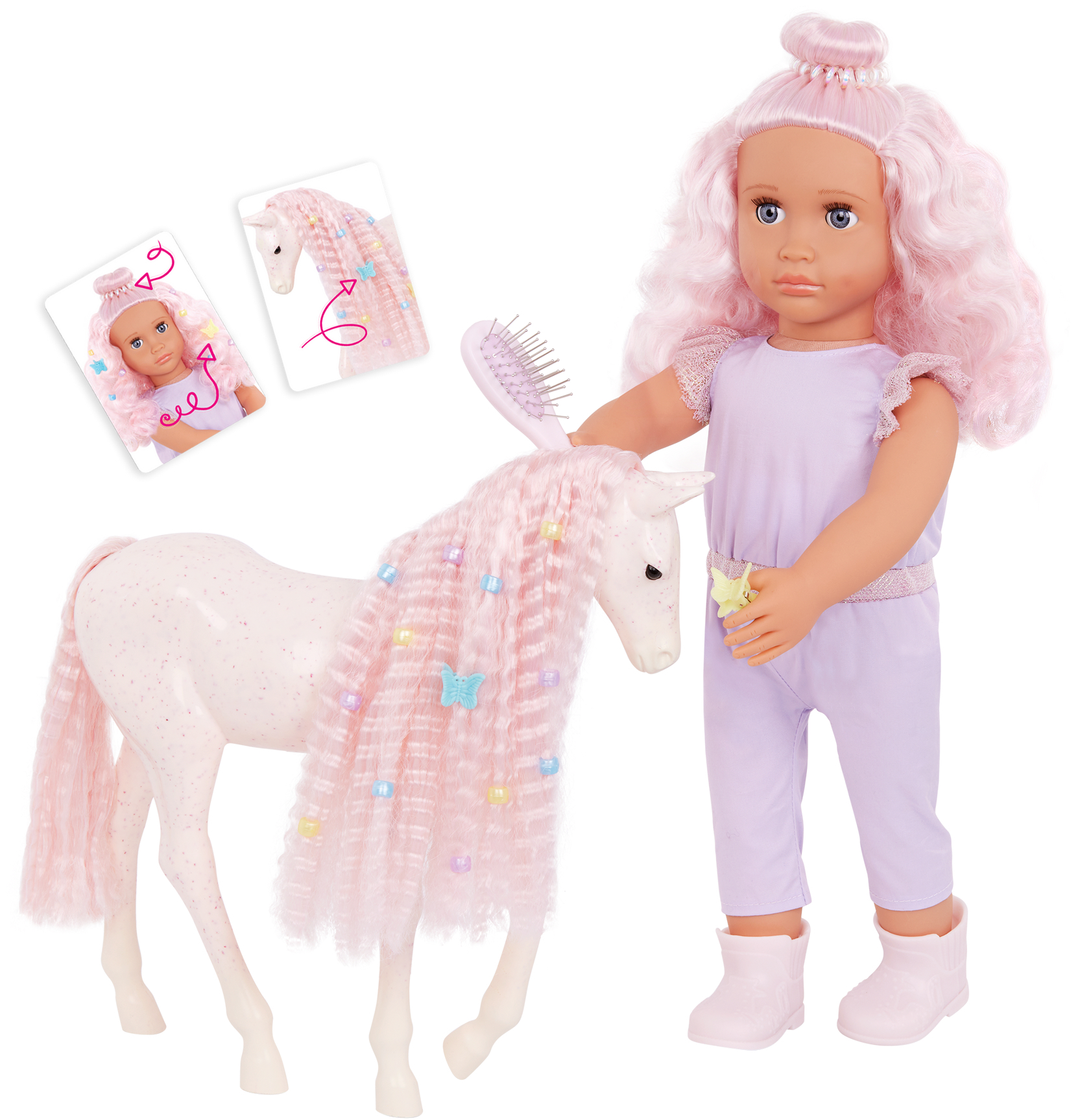Лялька Our Generation Елара з лошам Люміна та аксесуарами 46см (BD31493Z)фото9