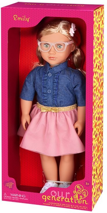 Лялька Our Generation Емілі в джинсовій сорочці 46см (BD31475Z)фото5