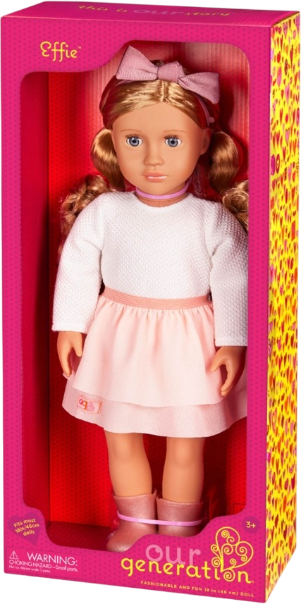 Лялька Our Generation Еффі в рожевій спідниці з воланами 46см (BD31521Z)фото5