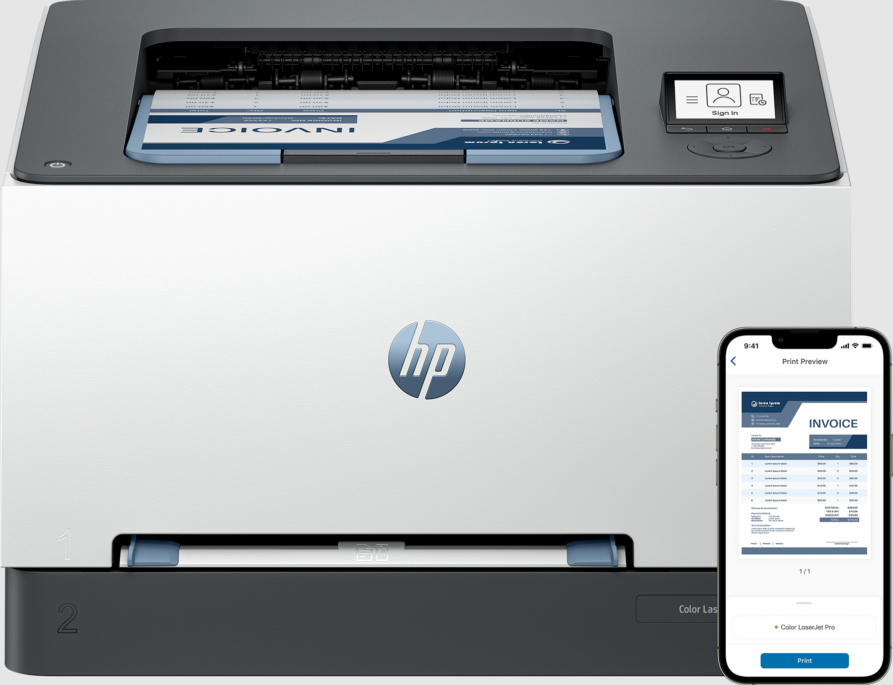Принтер лазерний HP Color LaserJet Pro 3203dw з Wi-Fi (499N4A)фото