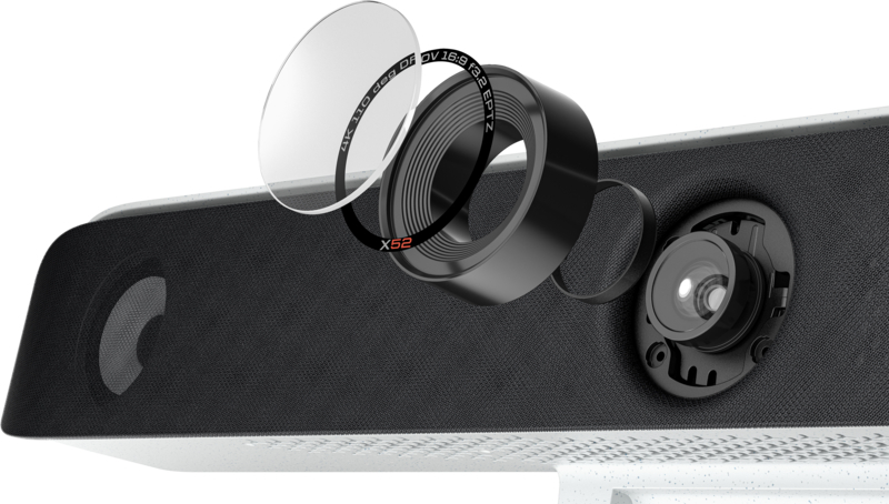 Відеотермінал Poly Studio X52 з контролером TC10 Whiteфото