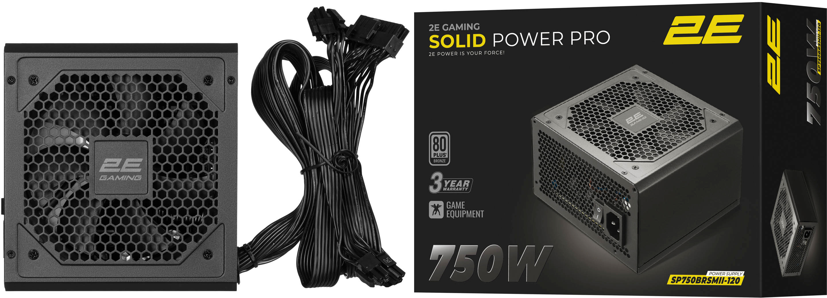 Блок живлення 2E GAMING Solid Power Pro (2E-SP750BRSMII-120)фото4
