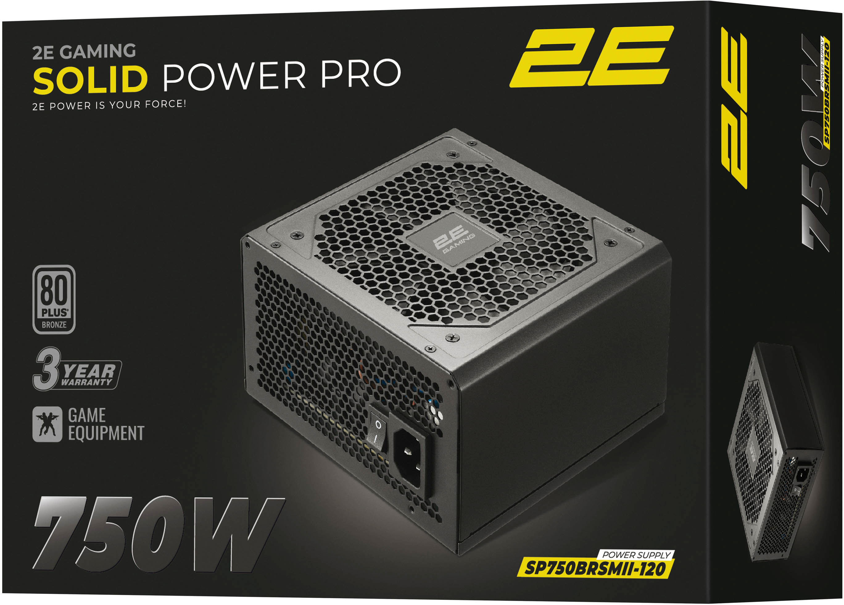 Блок живлення 2E GAMING Solid Power Pro (2E-SP750BRSMII-120)фото5