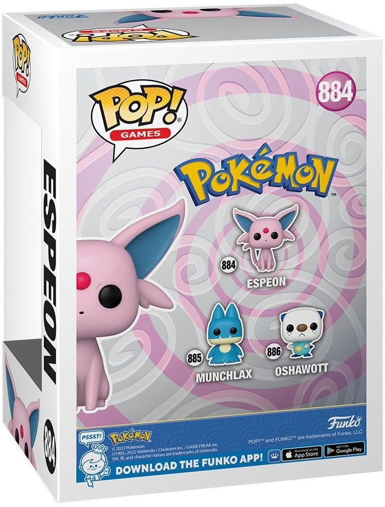 Коллекционная фигурка Funko POP Games: Pokemon - Espeon (5908305243229) фото 3