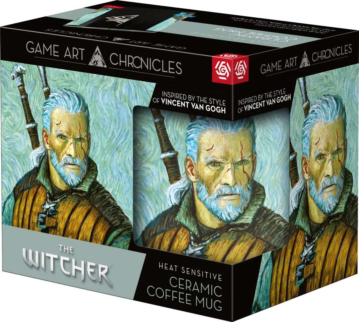 Чашка Game Art Chronicles: The Witcher Geralt Van Gogh (5908305247661)фото4