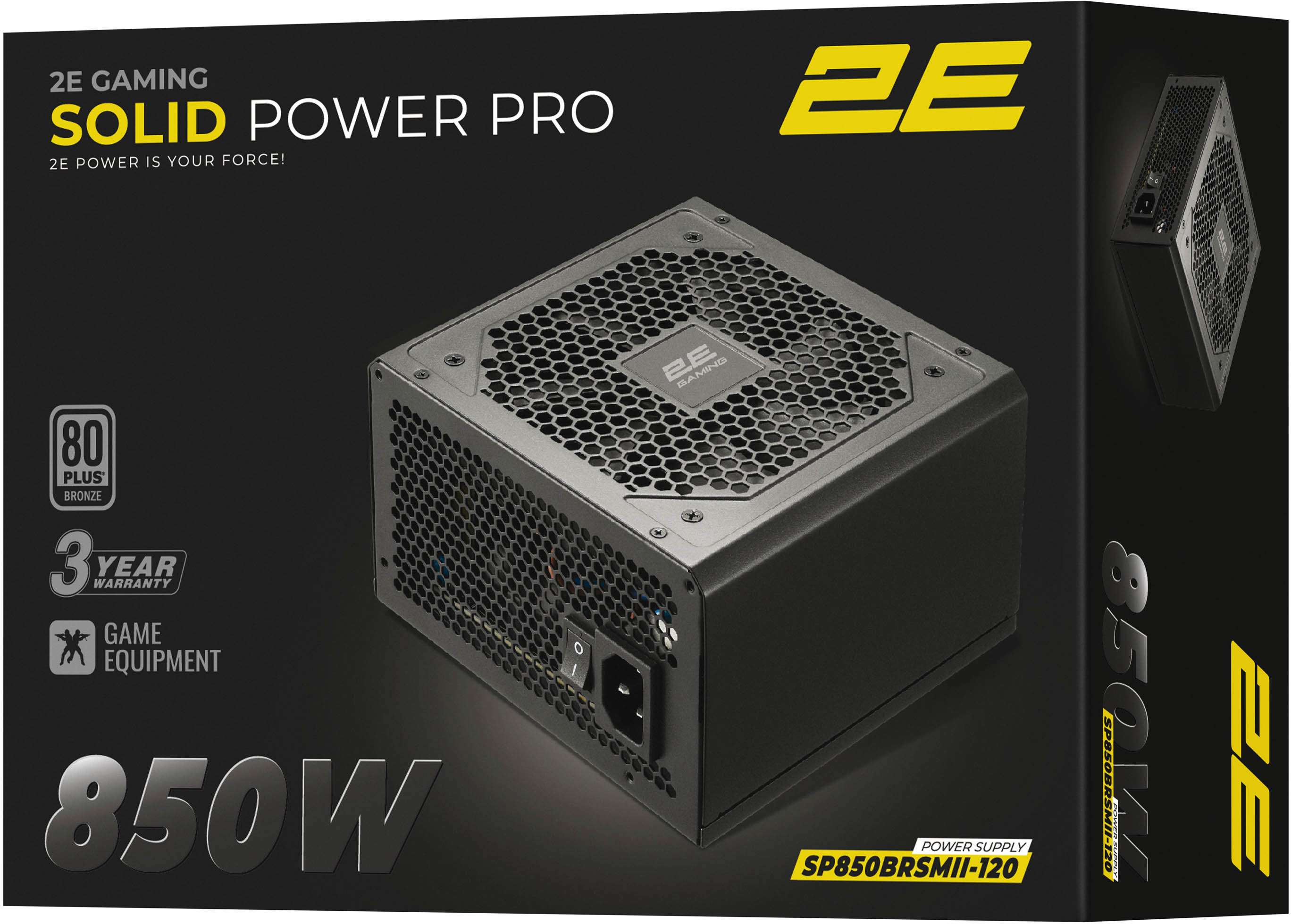 Блок живлення 2E GAMING Solid Power Pro (2E-SP850BRSMII-120)фото