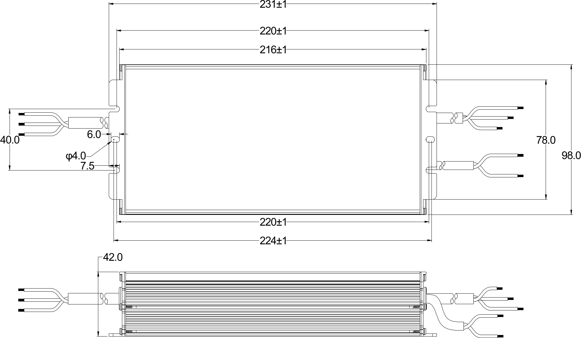 Блок питания MOSO X6-320M457A12, DC 320W, DIM 1-10V, 12V Aux., Programable фото 4