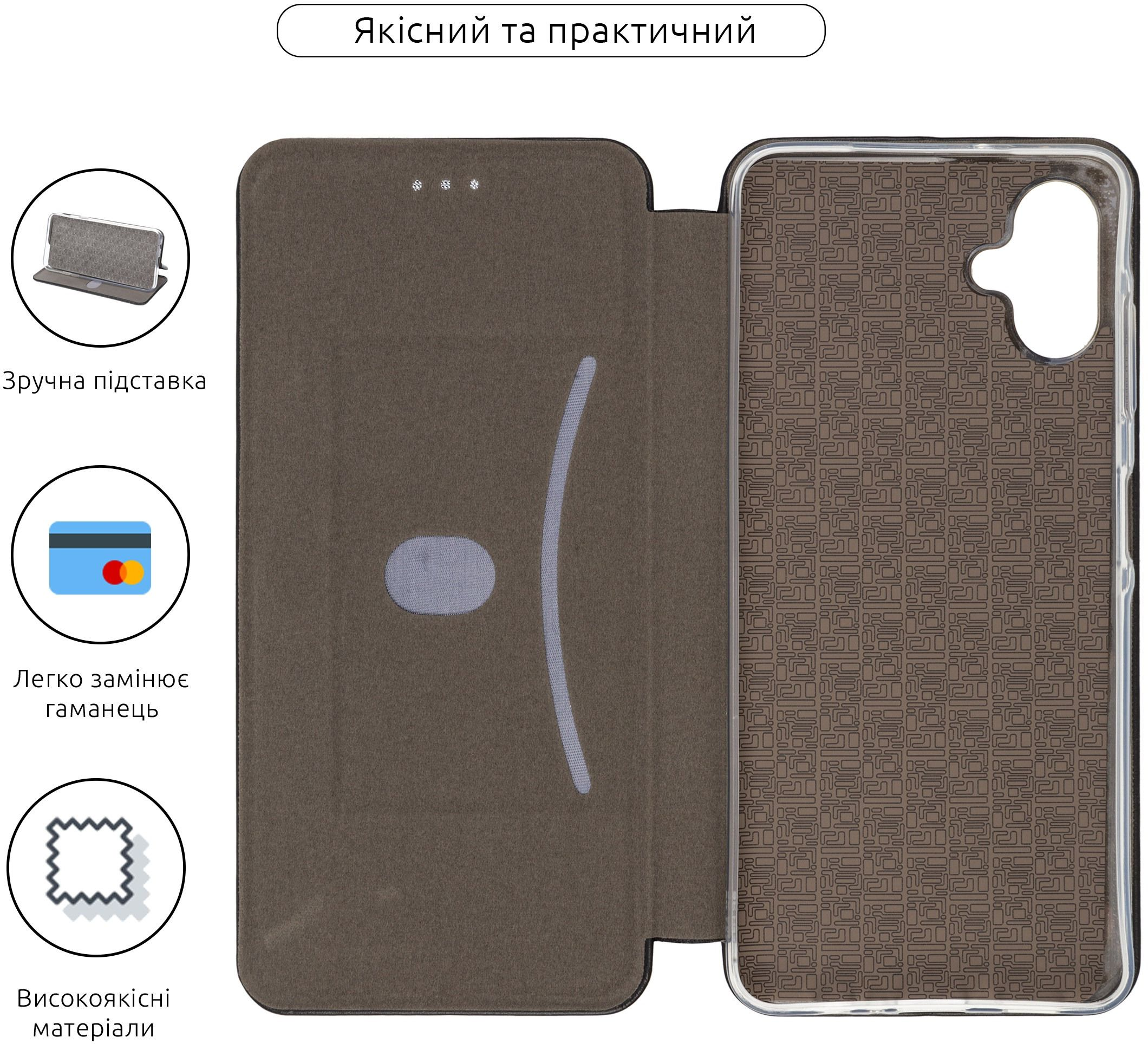 Чехол-книжка ArmorStandart G-Case для Samsung A06 (A065) Black (ARM80127) фото 3