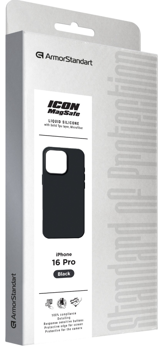 Чехол ArmorStandart ICON2 MagSafe для Apple iPhone 16 Pro Black (ARM78675) фото 3