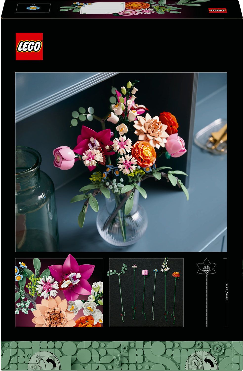 LEGO 10342 Botanicals Милый розовый букет цветов фото 12