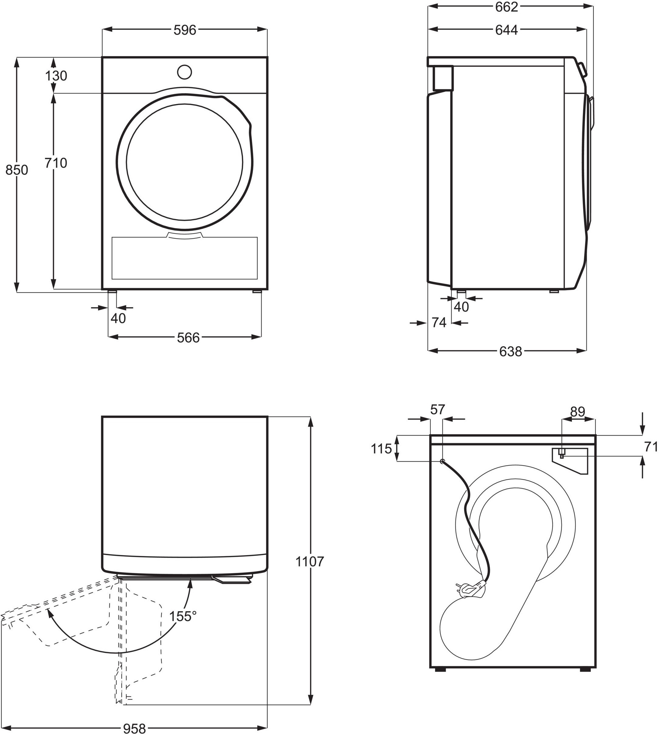 Сушильная машина Electrolux EW6D171YU фото 2