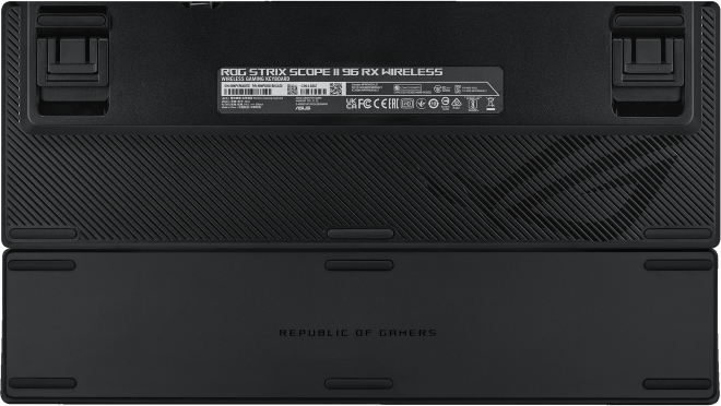 Ігрова клавіатура ASUS ROG Strix Scope II RX Optical Wireless EN RGB Black (90MP03S0-BKUA20)фото