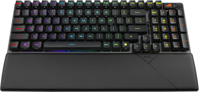 Ігрова клавіатура ASUS ROG Strix Scope II RX Optical Wireless EN RGB Black (90MP03S0-BKUA20)фото