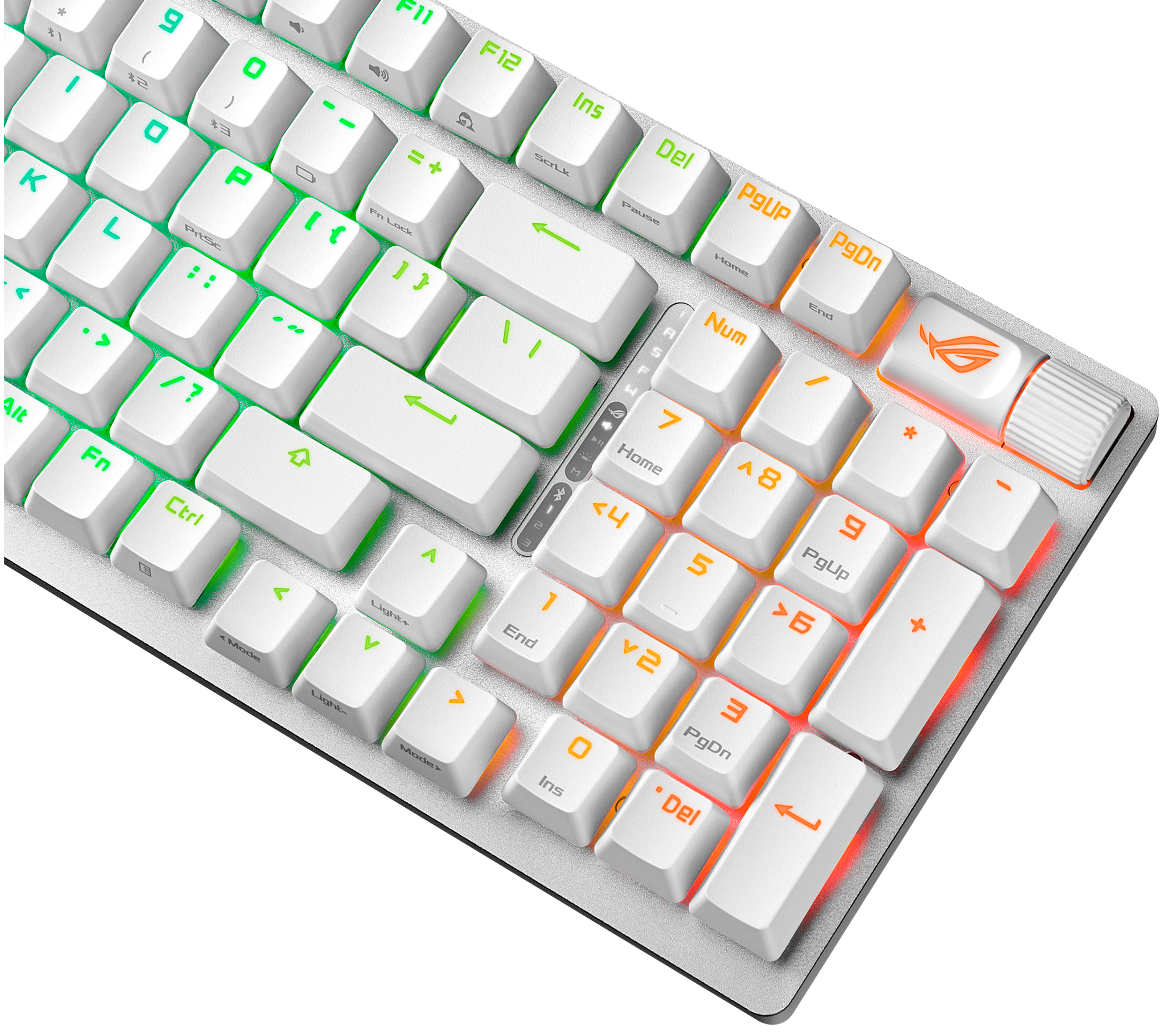 Ігрова клавіатура ASUS ROG Strix Scope II NX Snow Wireless EN RGB White (90MP037A-BKUA30)фото