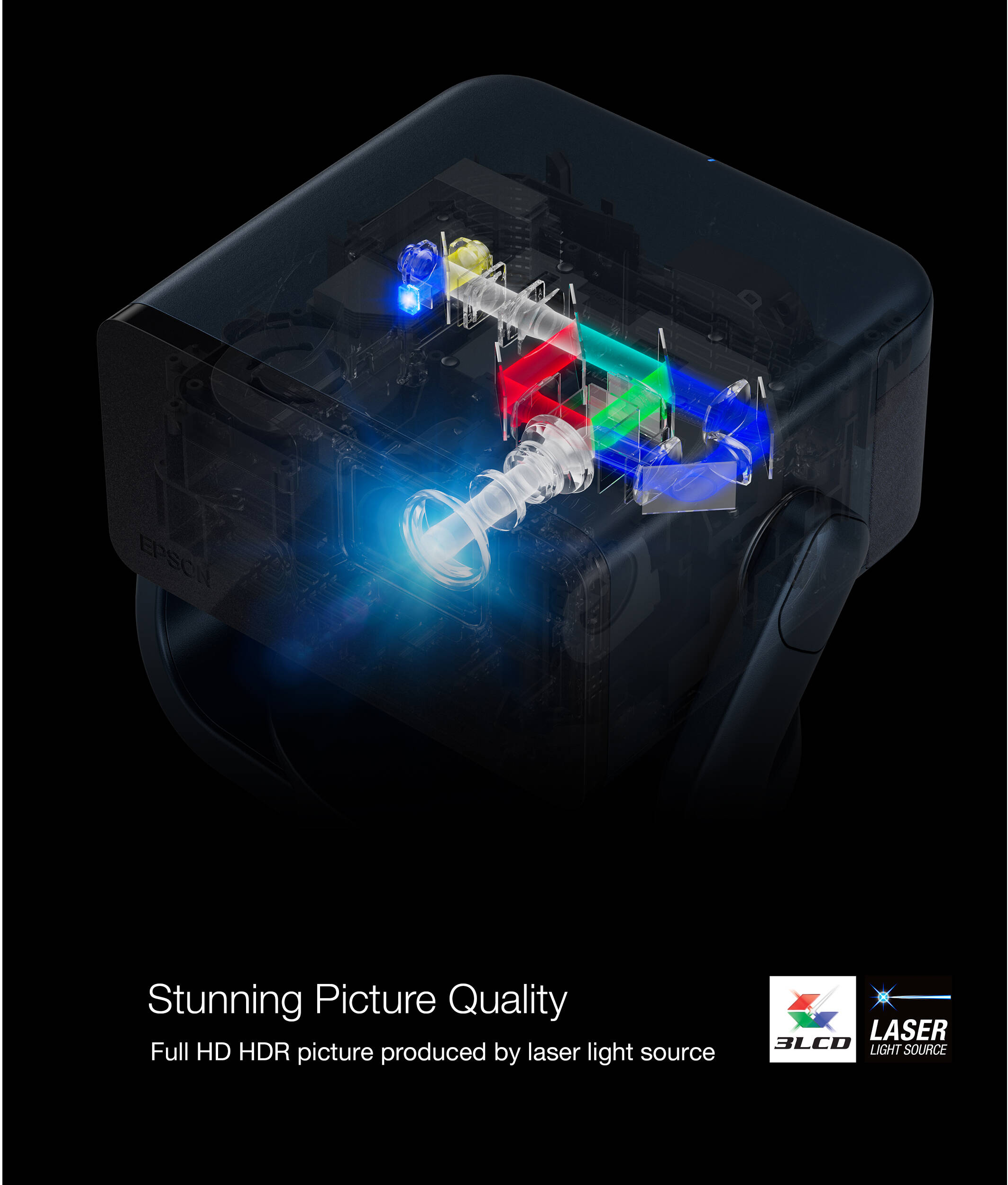 Проектор Epson EF-21R Quartz Rose (V11HB35240) фото 