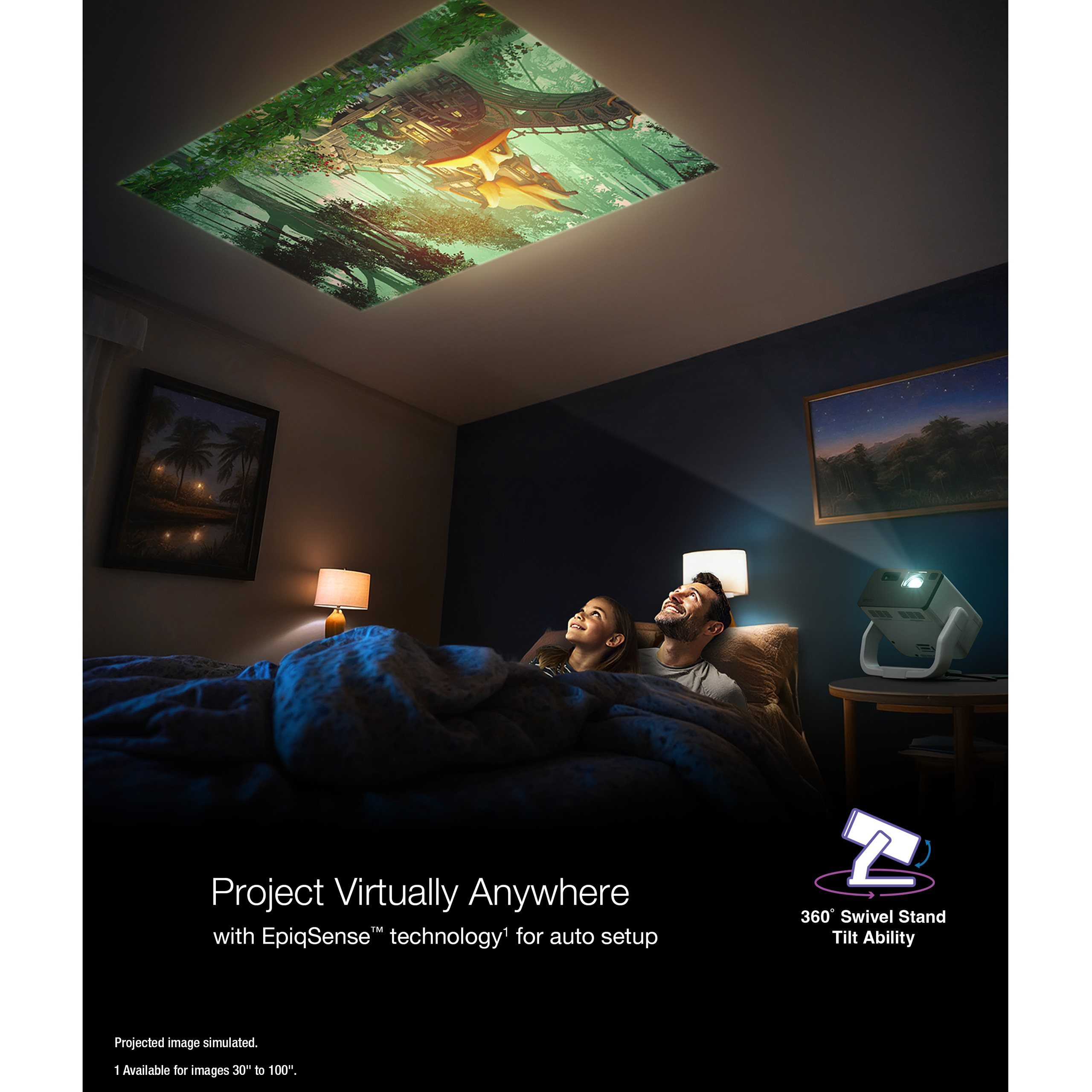 Проектор Epson EF-22B Black (V11HB38140) фото 8