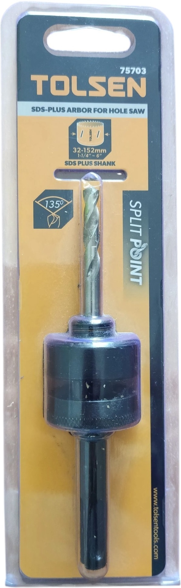 Адаптер SDS-Plus Tolsen для коронок 32-152мм (75703) фото 3
