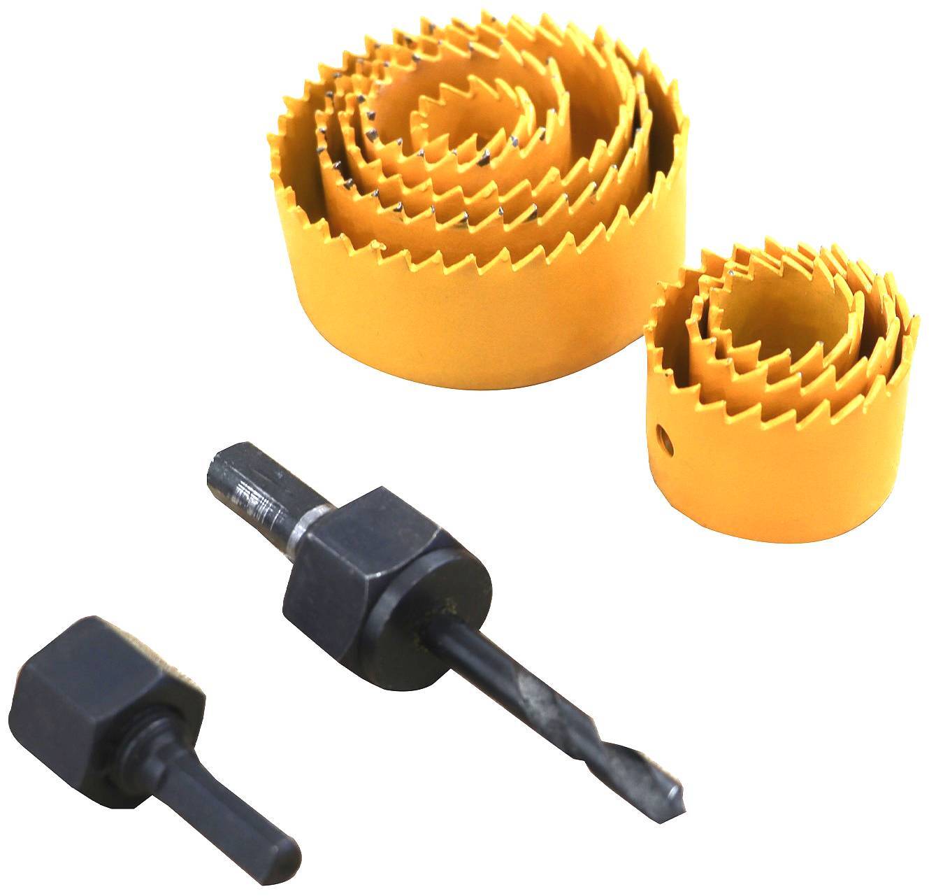 Комплект коронок Tolsen по дереву 11 предметов 19-64 мм (75865) фото 2