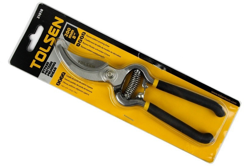 Секатор площинний Tolsen, 200мм, сталі, 280г (31018)фото2