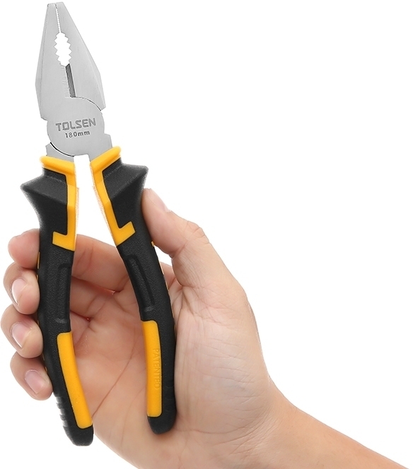 Плоскогубці комбіновані Tolsen Ерго, 180мм (10001)фото