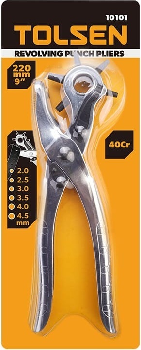Дырокол Tolsen, 2-4.5мм, 220мм (10101) фото 5