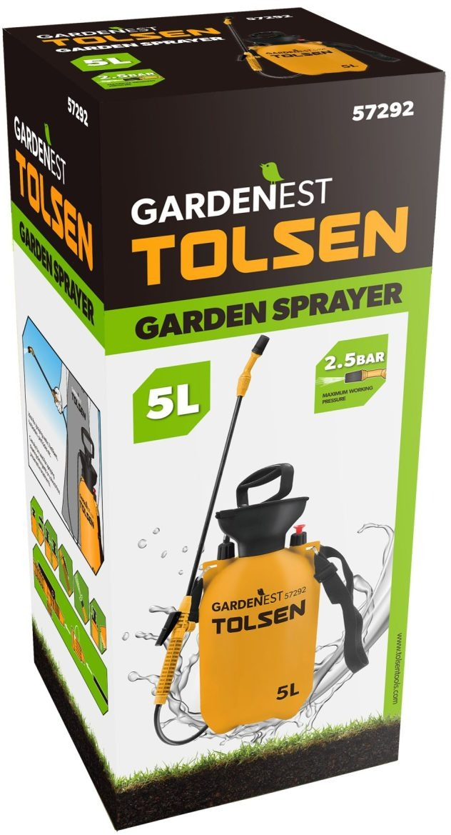 Обприскувач ручний Tolsen 5л 2бар 0.7кг (57292)фото3