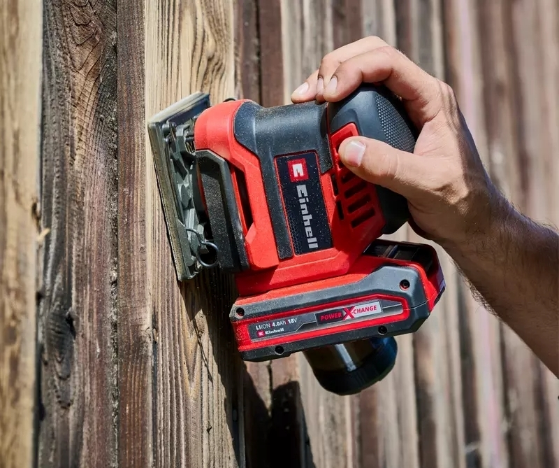 Шлифмашина вибрационная Einhell TE-OS 18/113 Li-Solo 18 (без АКБ и ЗУ), (4460731) фото 8