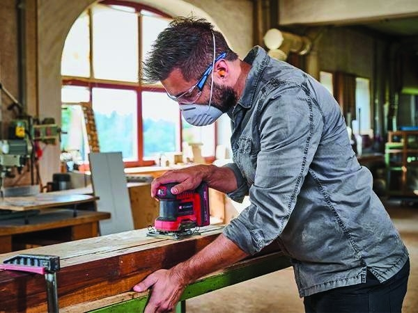 Шлифмашина вибрационная Einhell TE-OS 18/113 Li-Solo 18 (без АКБ и ЗУ), (4460731) фото 9