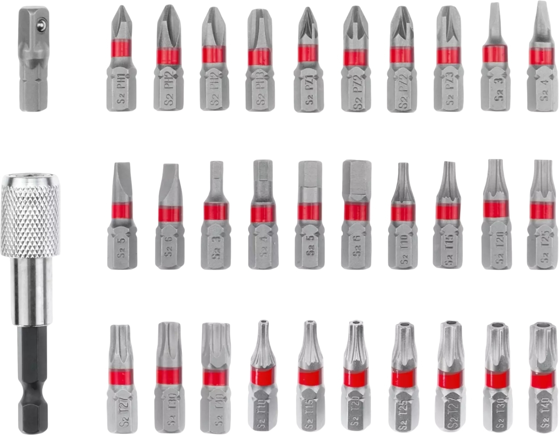 Набір біт Einhell, 1/4", 32шт, кейс (118693)фото