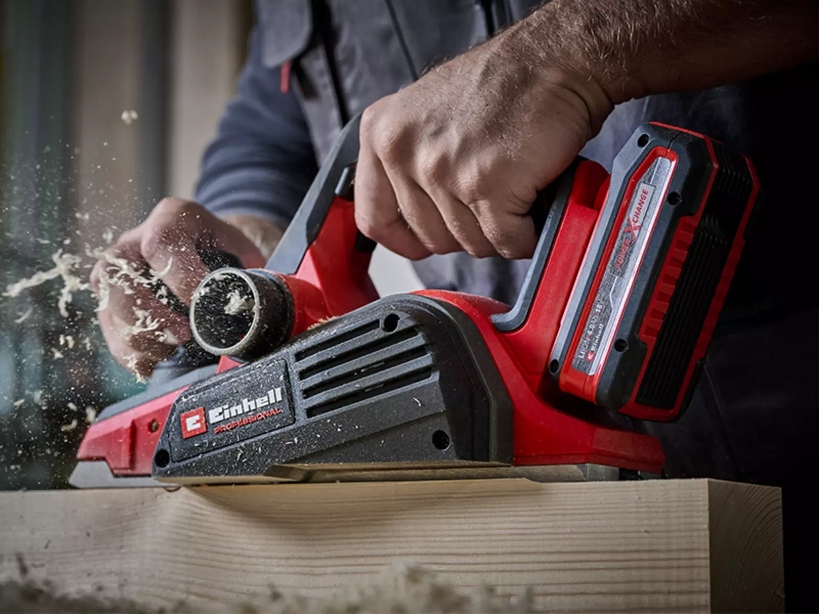 Рубанок аккумуляторный Einhell TP-PL 18/3 Li BL (без АКБ и ЗУ), (4345405) фото 13