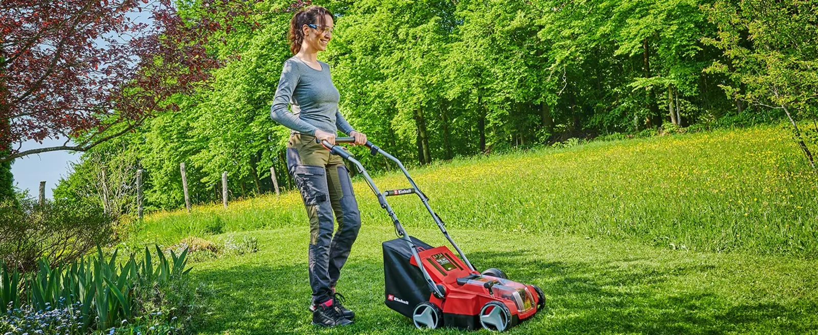 Аератор-скарифікатор акумуляторний Einhell GE-SA 36/35 Li 36В (без АКБ и ЗП), (3420685)фото