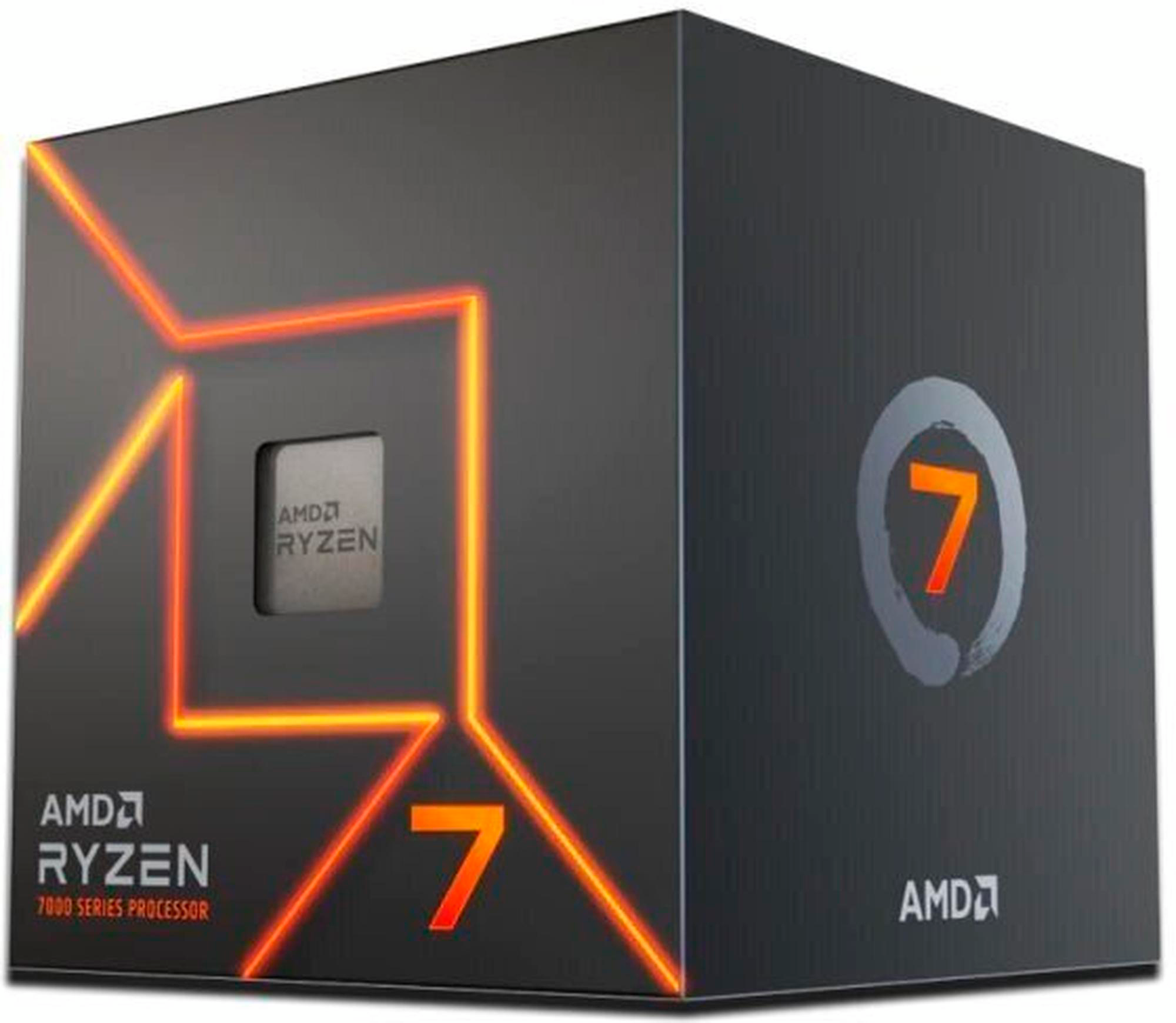 Процесор AMD Ryzen 7 7700 8C/16T 3.8/5.3GHz Boost 32Mb Radeon Graphics AM5 65W Wraith Prism cooler Boxфото