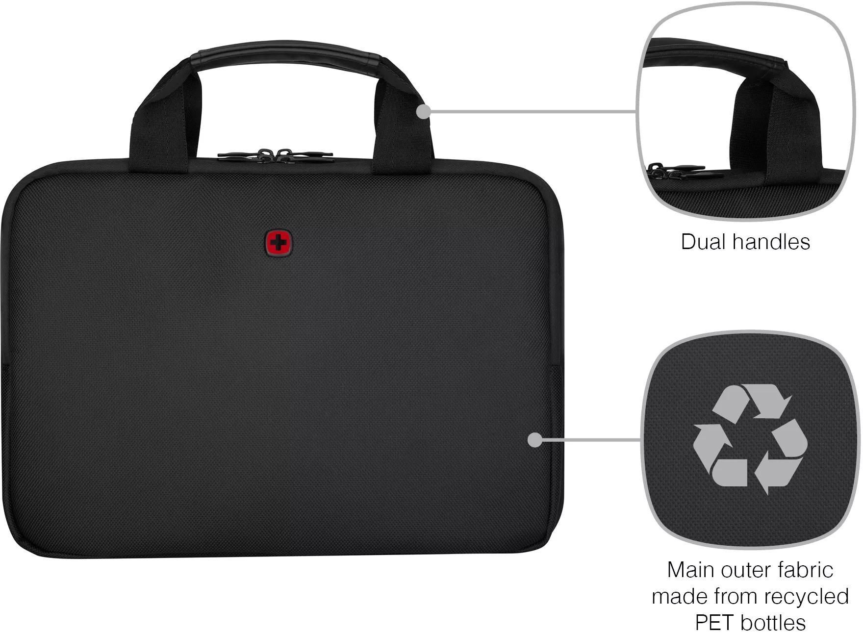 Сумка для ноутбука Wenger, Modern Business Laptop Sleeve 14", Black (653179) фото 8