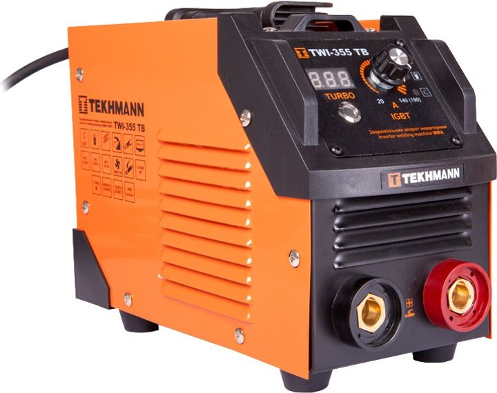 Сварочный аппарат инверторный Tekhmann TWI-355 TB 140А (190А turbo режим) 5.2-8.2кВт 170-270В (847861) фото 