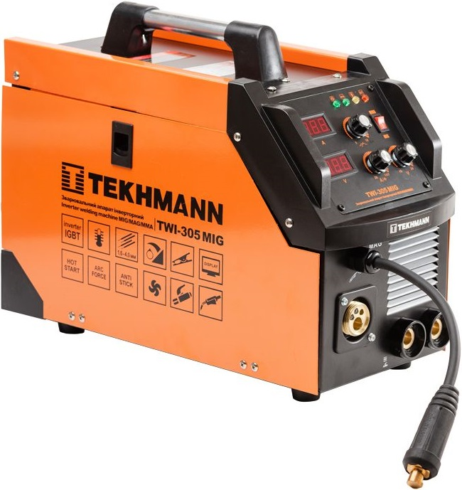 Сварочный аппарат инверторный Tekhmann полуавтомат TWI-305 MIG 140А 4.56кВт 220В (846815) фото 
