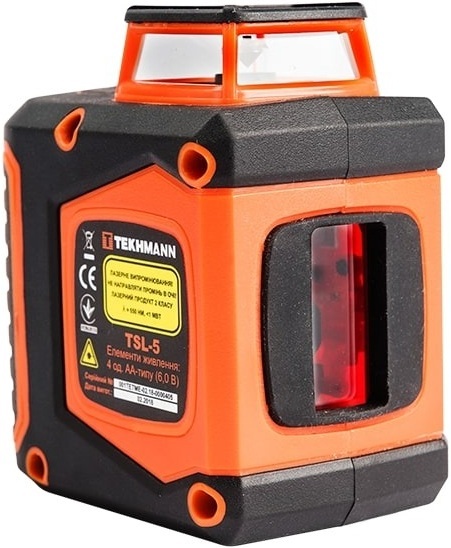 Нивелир лазерный Tekhmann TSL-5 до 10м +-0.4мм/м красный луч (845271) фото 2