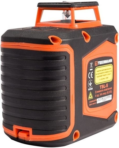 Нивелир лазерный Tekhmann TSL-5 до 10м +-0.4мм/м красный луч (845271) фото 3