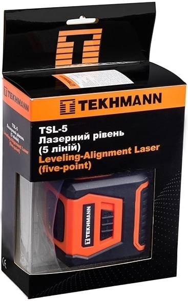 Нивелир лазерный Tekhmann TSL-5 до 10м +-0.4мм/м красный луч (845271) фото 7