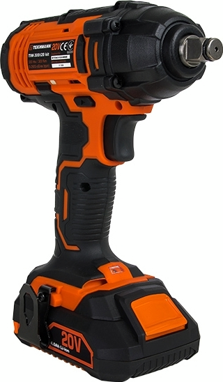 Гайковерт ударный аккумуляторный Tekhmann TIW-300/i20 kit 20В (848398) фото 